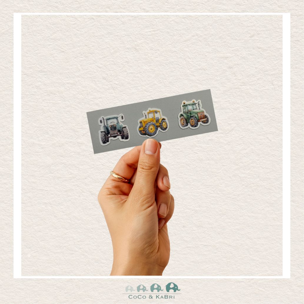 Tractor Stickers (Set of 3), CoCo & KaBri Children's Boutique