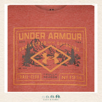 Under Amrou: Youth Boys' Traiul Club Tee - Heathered Red, CoCo & KaBri Children's Boutique, Brooks Alberta Canada