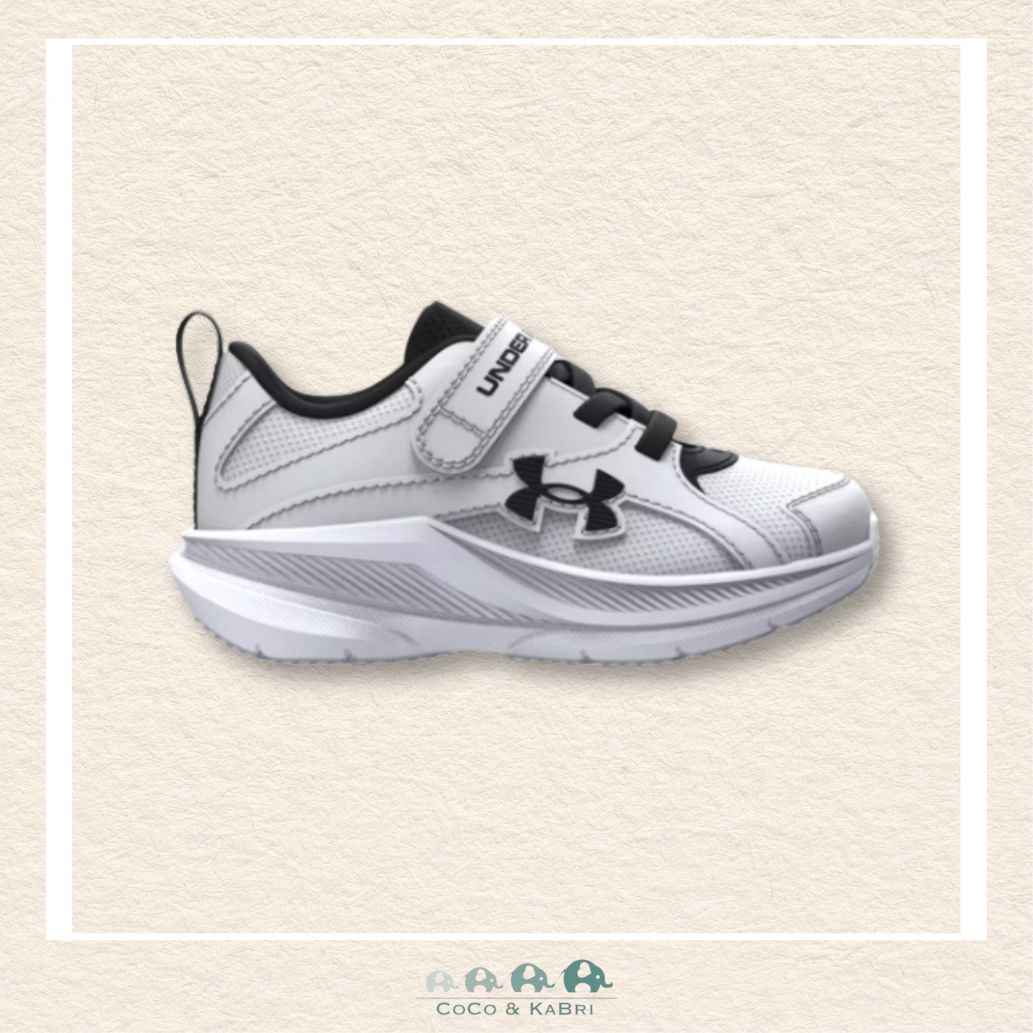 Under Armour: Assert 11 Boys' Infant Running Shoes White, CoCo & KaBri Children's Boutique
