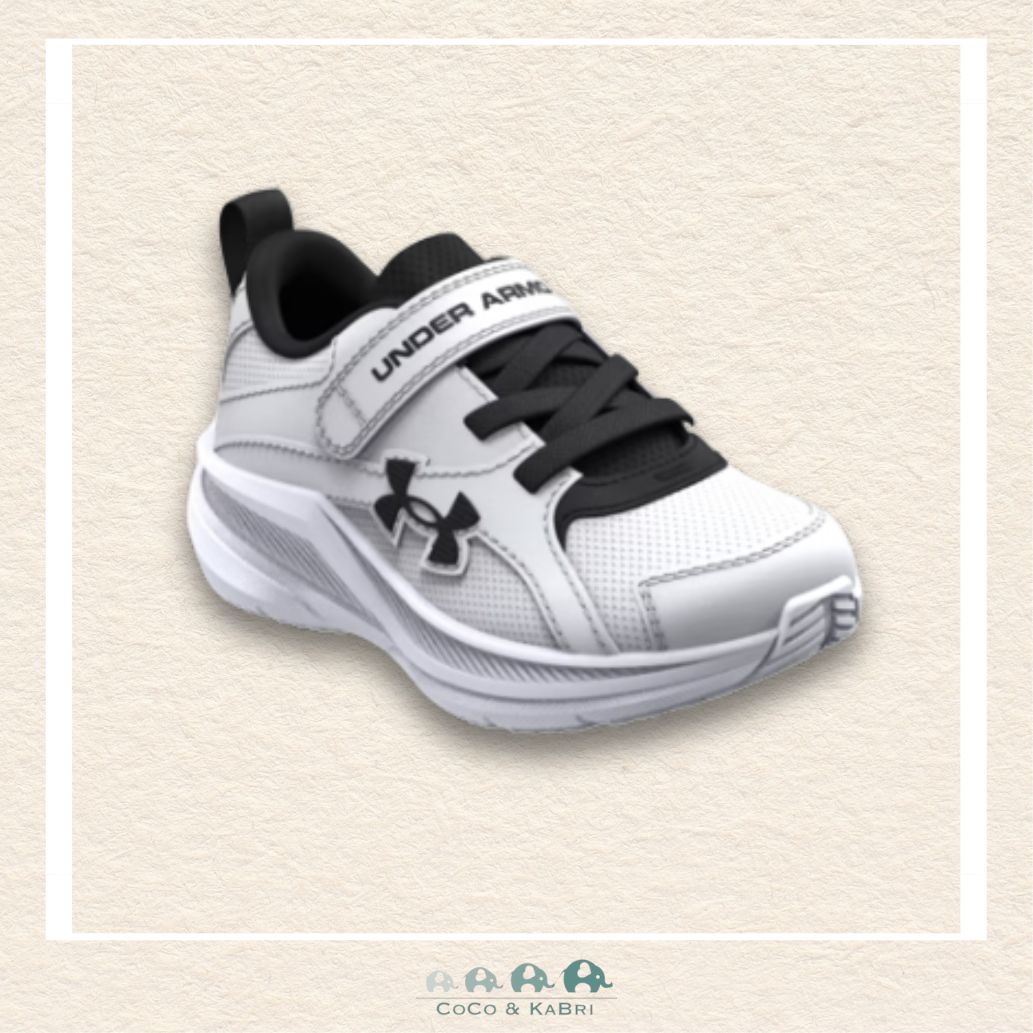 Under Armour: Assert 11 Boys' Infant Running Shoes White, CoCo & KaBri Children's Boutique