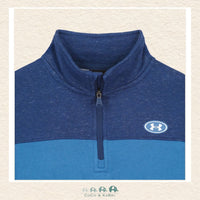 Under Armour: Baby Boy Color Block 1/4 Zip Set - Aegean Blue, CoCo & KaBri Children's Boutique, Brooks Alberta Canada