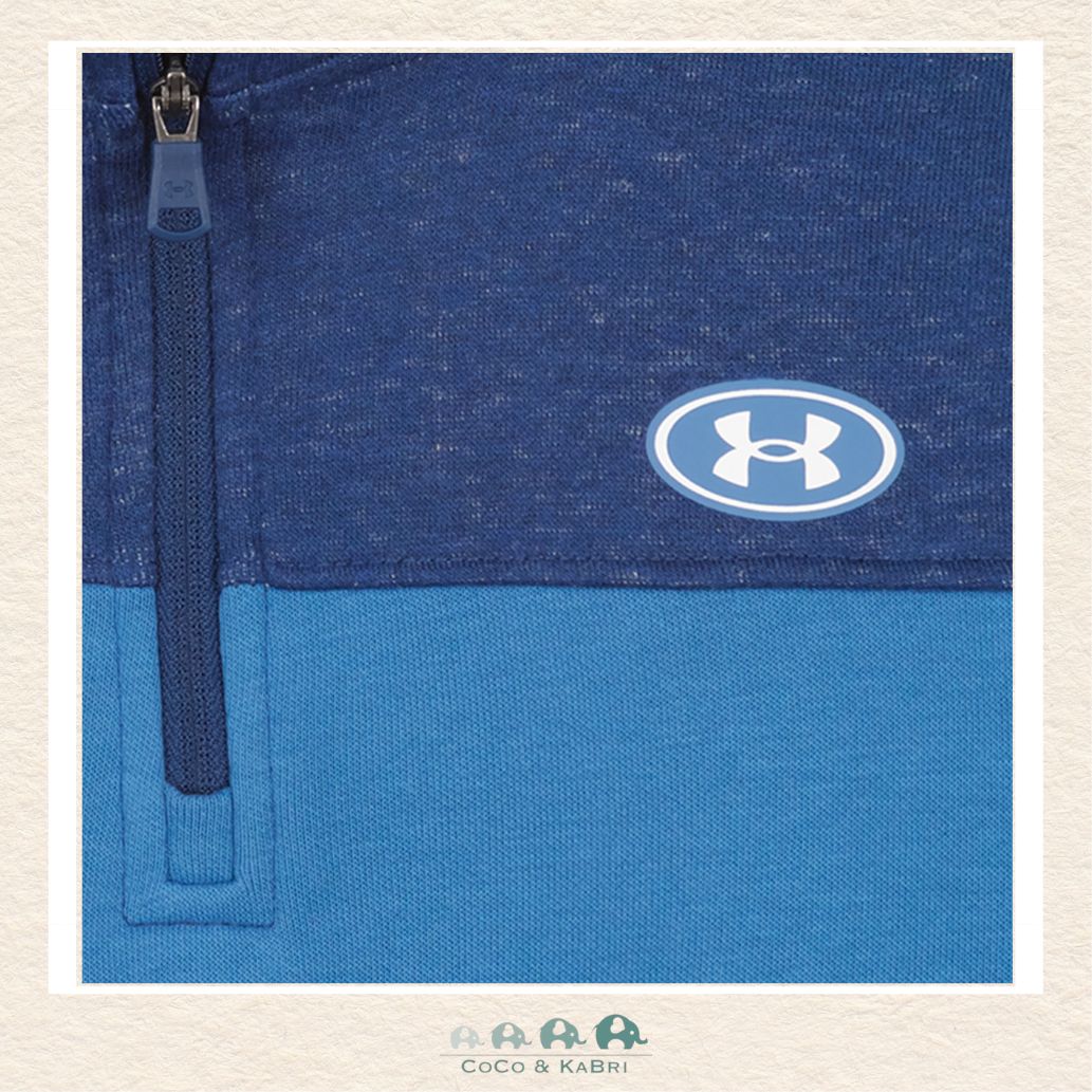 Under Armour: Baby Boy Color Block 1/4 Zip Set - Aegean Blue, CoCo & KaBri Children's Boutique, Brooks Alberta Canada