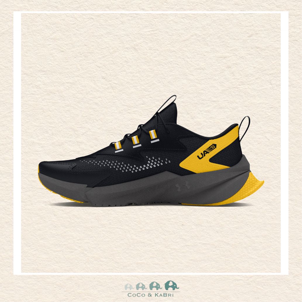 Under Armour Big Boys Scramjet 6 AL - Black/Yellow (Q2 - 165), CoCo & KaBri Children's Boutique