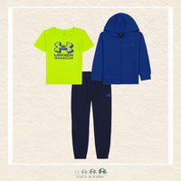 Under Armour: Boys' 3 Pce FZ Hoodie Set - Team Royal, CoCo & KaBri Children's Boutique, Brooks Alberta Canada