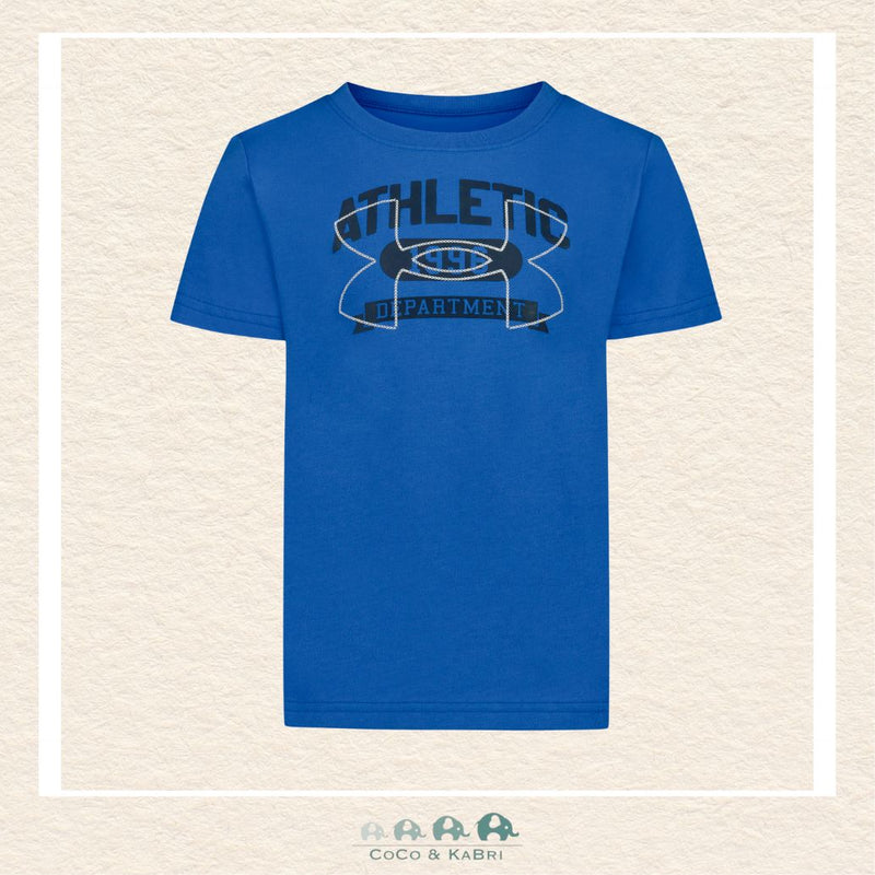 Under Armour Boys' Athletic Department Short Sleeve - Blue Atlantis, CoCo & KaBri Children's Boutique