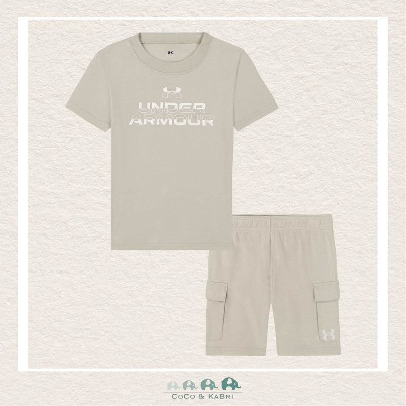 Under Armour Boys Cargo Short Set - Khaki, CoCo & KaBri Children's Boutique