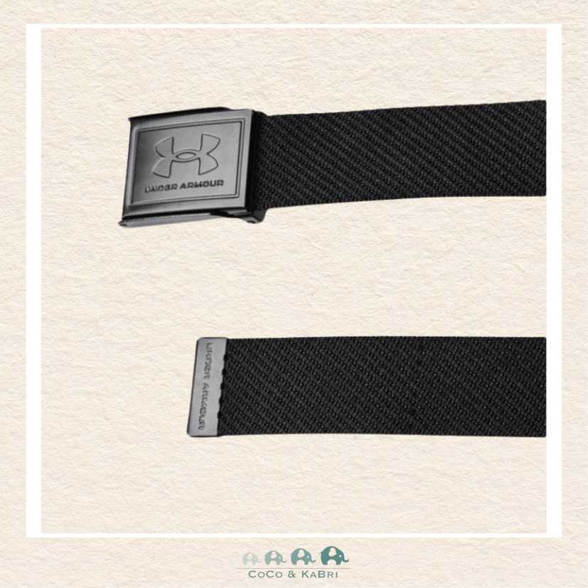 Under Armour Boys' Drive Stretch Webbing Belt - Black, CoCo & KaBri Children's Boutique