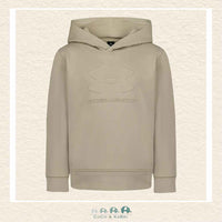 Under Armour: Boys' Embossed Hoodie - Timberwolf Taupe, CoCo & KaBri Children's Boutique, Brooks Alberta Canada