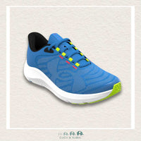Under Armour Boys' Grade School Pursuit 4 Big Logo Running Shoes - Blue Atlantis (R3), CoCo & KaBri Children's Boutique