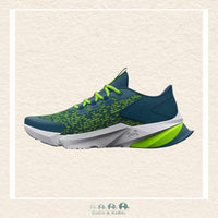 Under Armour: Boys' Grade School Scramjet 5 Running Shoes - Static BlueGreen (T4), CoCo & KaBri Children's Boutique