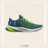 Under Armour: Boys' Grade School Scramjet 5 Running Shoes - Static BlueGreen (T4), CoCo & KaBri Children's Boutique