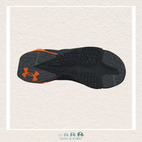 Under Armour Boys' Grade School Scramjet 7 Running Shoes - Anthracite/Blaze Orange (U4), CoCo & KaBri Children's Boutique