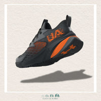 Under Armour Boys' Grade School Scramjet 7 Running Shoes - Anthracite/Blaze Orange (U4), CoCo & KaBri Children's Boutique