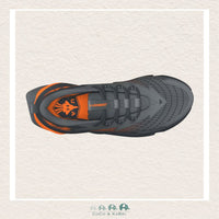 Under Armour Boys' Grade School Scramjet 7 Running Shoes - Anthracite/Blaze Orange (U4), CoCo & KaBri Children's Boutique