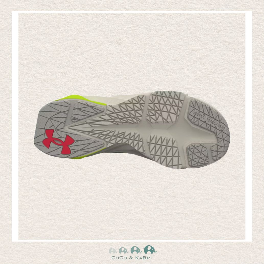 Under Armour Boys' Grade School Scramjet 7 Running Shoes - Summit White/Racer Red (O1), CoCo & KaBri Children's Boutique