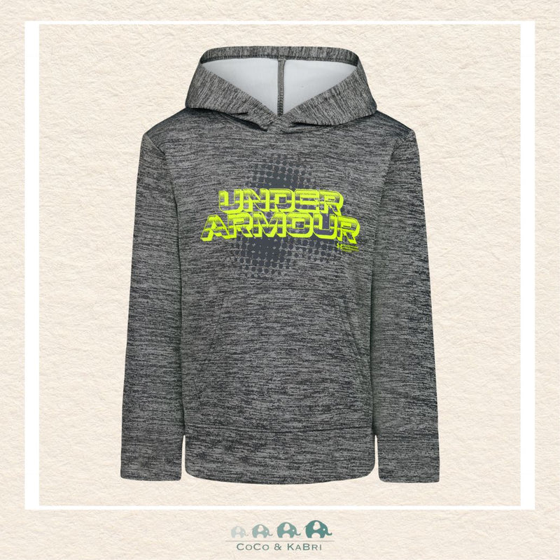 Under Armour Boys Gray Hoodie with Yellow Logo, CoCo & KaBri Children's Boutique