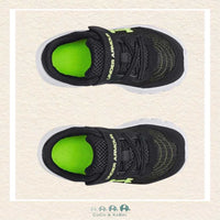 Under Armour: Boys' Infant Assert 9 AC Running Shoes - Black & Lime (U3-41), CoCo & KaBri Children's Boutique