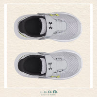 Under Armour: Boys' Infant Running Shoes Surge 4 AC - Gray/ Yellow, CoCo & KaBri Children's Boutique