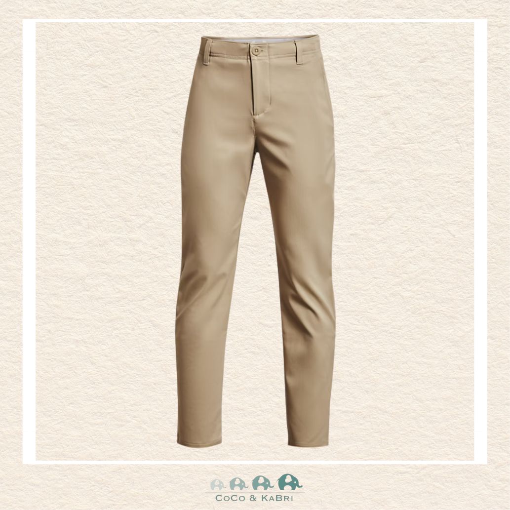 Under Armour: Boys Matchplay Pants - Khaki, CoCo & KaBri Children's Boutique