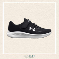 Under Armour: Boys' Pre-School Pursuit 3 AC Running Shoes - Black/White (Q3-86), CoCo & KaBri Children's Boutique