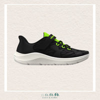 Under Armour Boys' Pre - School Pursuit 4 Big Logo AC Running Shoes - Black/Hyper Green (Q2), CoCo & KaBri Children's Boutique