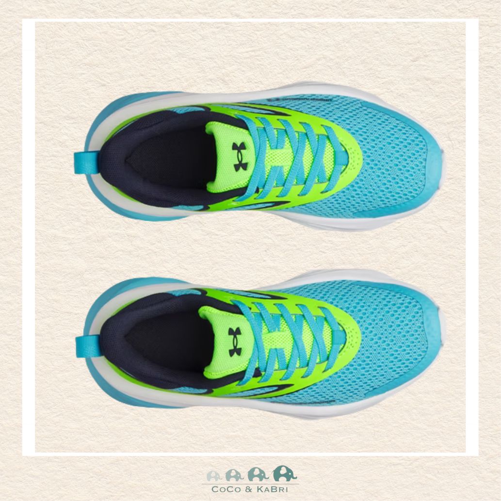 Under Armour: Boys' Pre - School Running Shoes Rogue 6 AL - Blue Blur (O1), CoCo & KaBri Children's Boutique