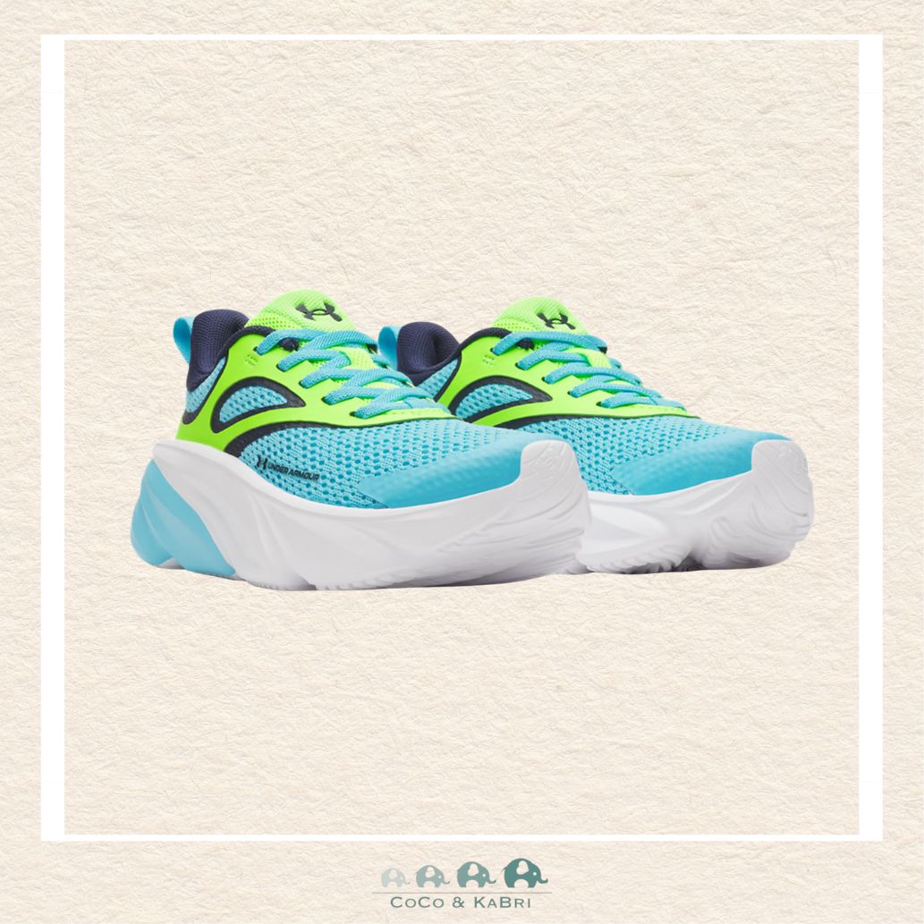 Under Armour: Boys' Pre - School Running Shoes Rogue 6 AL - Blue Blur (O1), CoCo & KaBri Children's Boutique