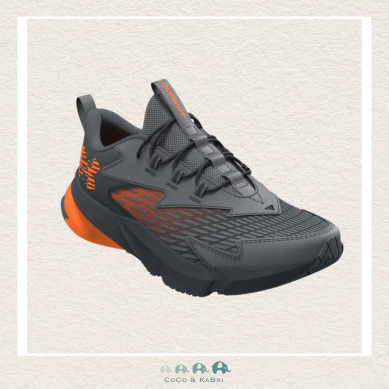 Under Armour Boys' Pre - School Scramjet 7 Running Shoes Anthracite/Blaze Orange (P3), CoCo & KaBri Children's Boutique