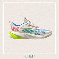 Under Armour Boys' Pre - School Scramjet 7 Running Shoes - Summit White (Y1), CoCo & KaBri Children's Boutique