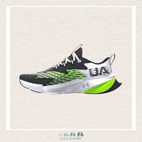 Under Armour Boys' Pre - School Scramjet 7 Running Shoes - White/Hyper Green (Q2), CoCo & KaBri Children's Boutique