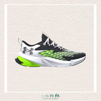 Under Armour Boys' Pre - School Scramjet 7 Running Shoes - White/Hyper Green (Q2), CoCo & KaBri Children's Boutique
