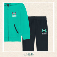 Under Armour: Boys' Rival FZ Hoodie Set - Geode Green, CoCo & KaBri Children's Boutique, Brooks Alberta Canada