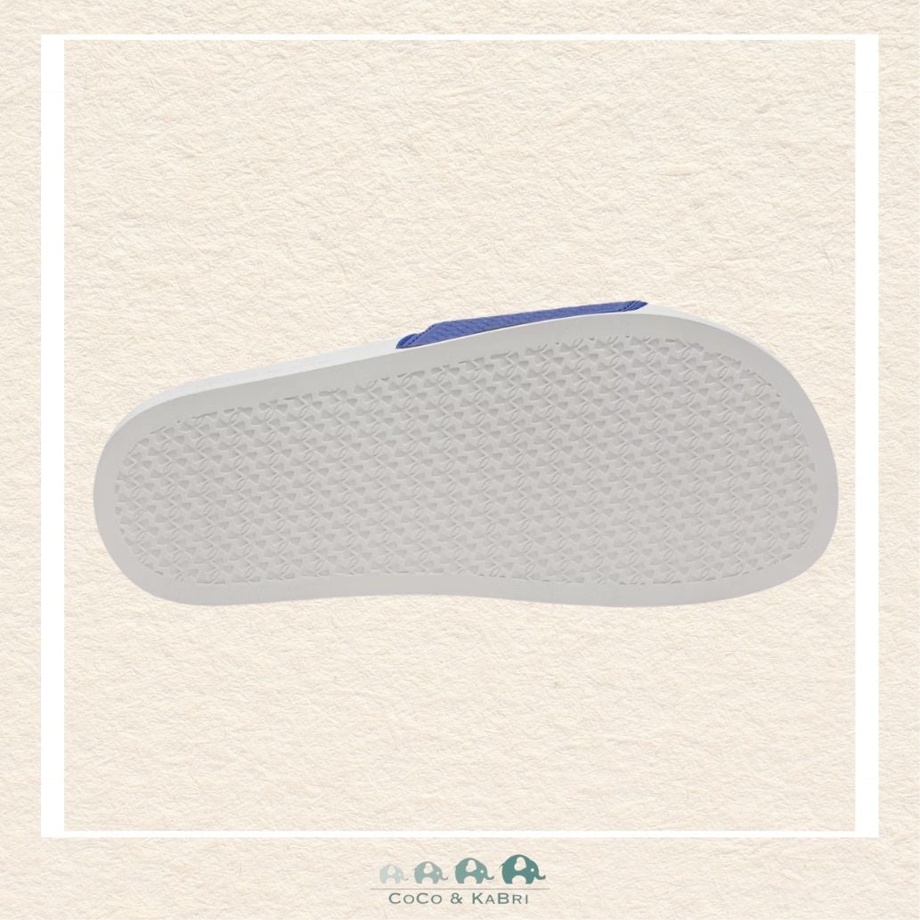 Under Armour: Boys' Slides - Blue & White, CoCo & KaBri Children's Boutique