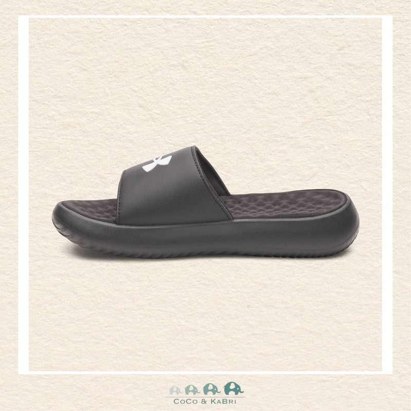 Side profile of the boys' Ignite Pro 8 slides demonstrating the lightweight EVA outsole with durable traction pods for extra grip and a smooth, cushioned stride | Canada