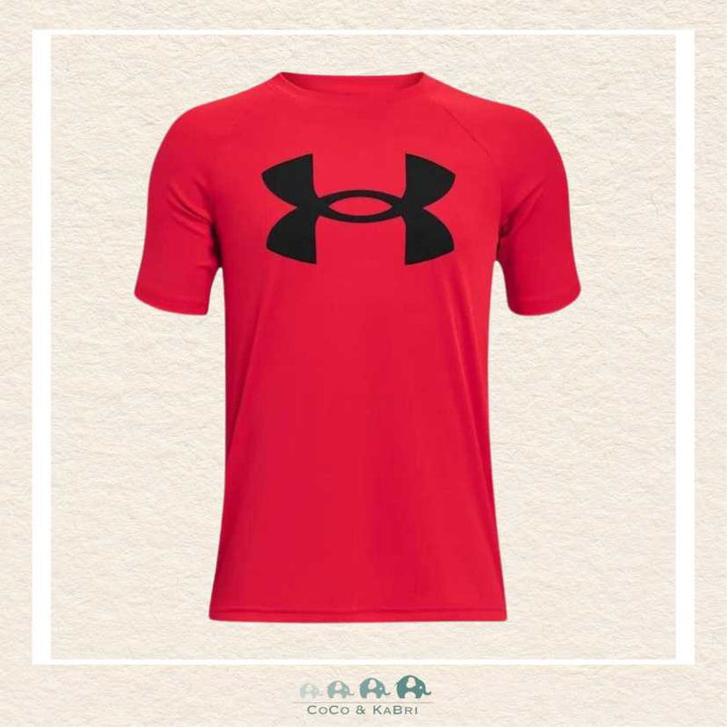 Under Armour: Boys' Tech™ Big Logo Short Sleeve - Red, CoCo & KaBri Children's Boutique