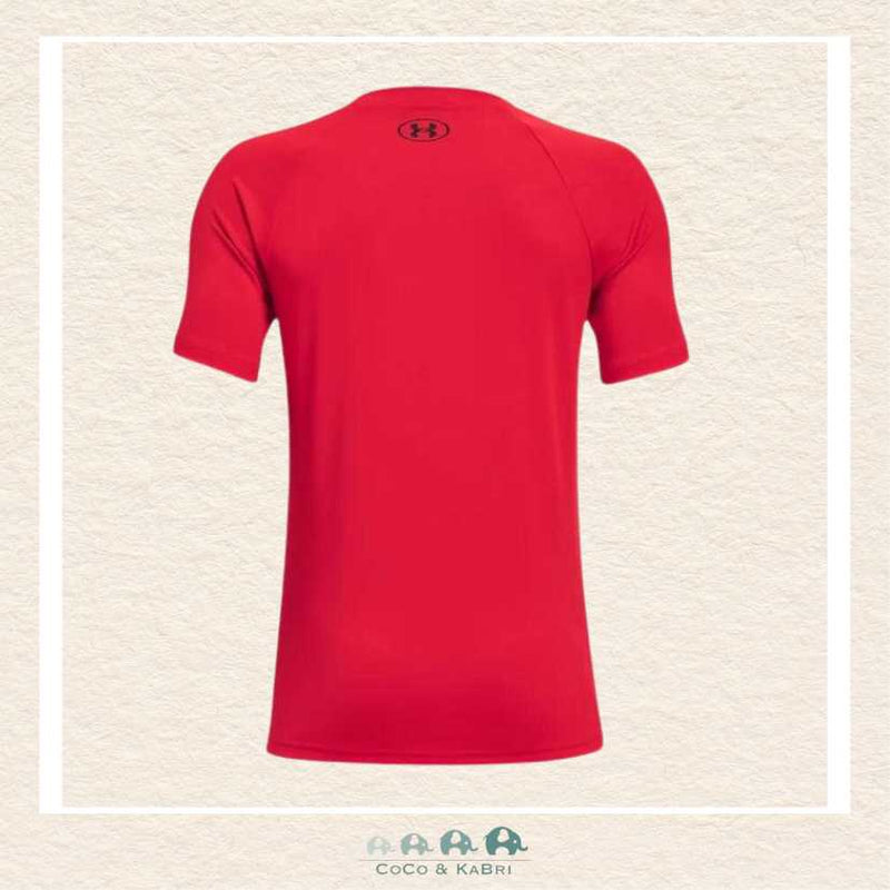 Under Armour: Boys' Tech™ Big Logo Short Sleeve - Red, CoCo & KaBri Children's Boutique
