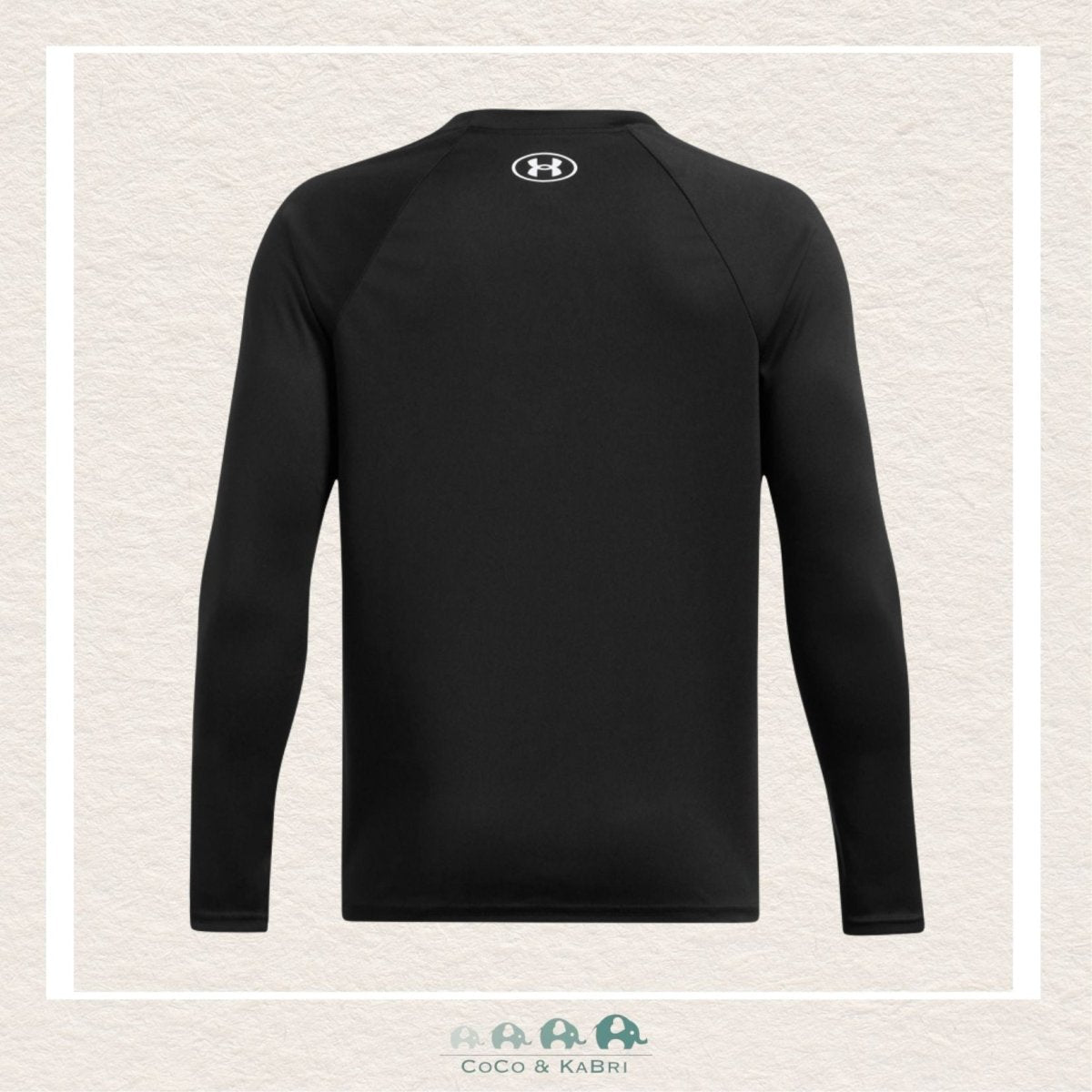 Under Armour Boys' Tech™ Hybrid Print Fill Long Sleeve Black, CoCo & KaBri Children's Boutique