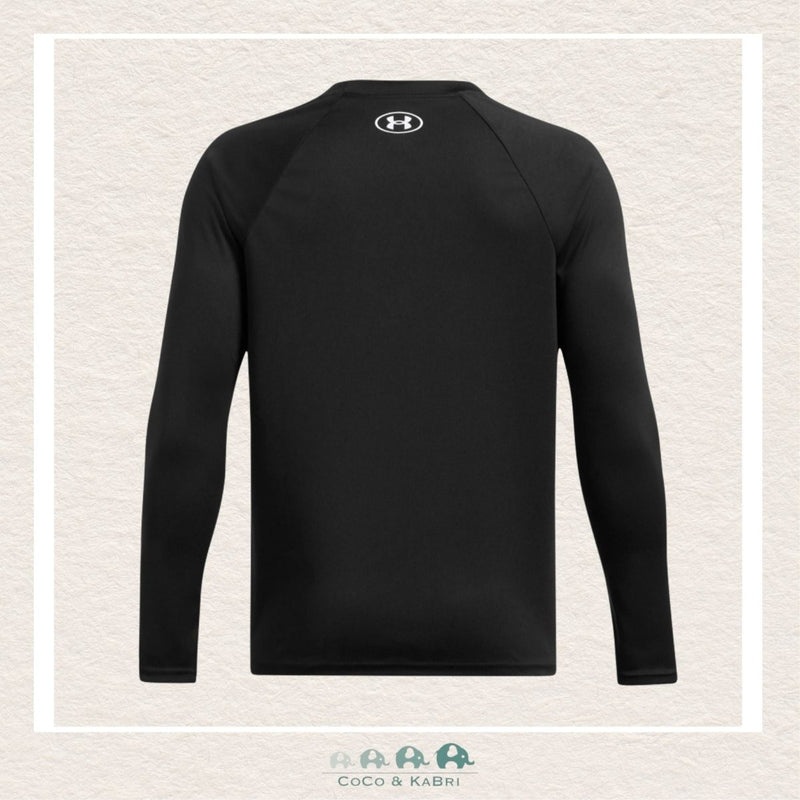 Under Armour Boys' Tech™ Hybrid Print Fill Long Sleeve Black, CoCo & KaBri Children's Boutique