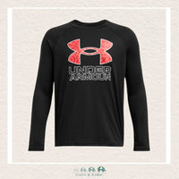 Under Armour Boys' Tech™ Hybrid Print Fill Long Sleeve Black, CoCo & KaBri Children's Boutique