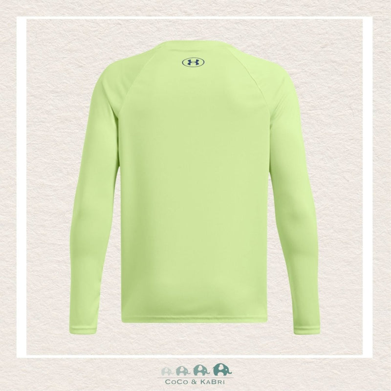 Under Armour Boys' Tech™ Hybrid Print Fill Long Sleeve - Morph Green, CoCo & KaBri Children's Boutique