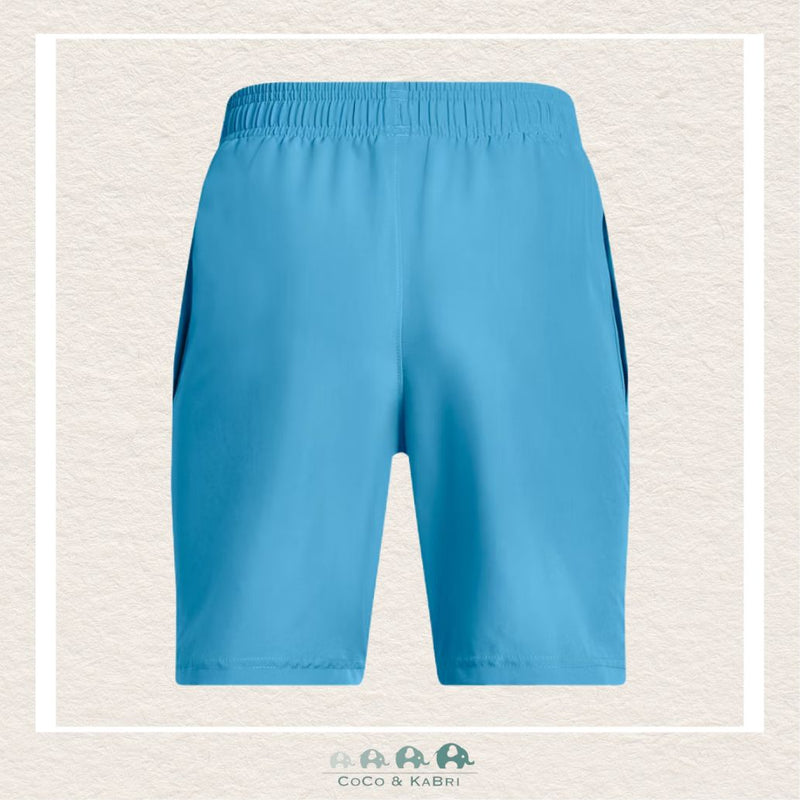 Under Armour: Boy's Tech™ Woven Wordmark Shorts Ether Blue, CoCo & KaBri Children's Boutique