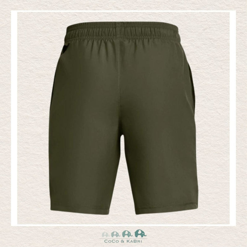 Under Armour: Boy's Tech™ Woven Wordmark Shorts Marine Green, CoCo & KaBri Children's Boutique