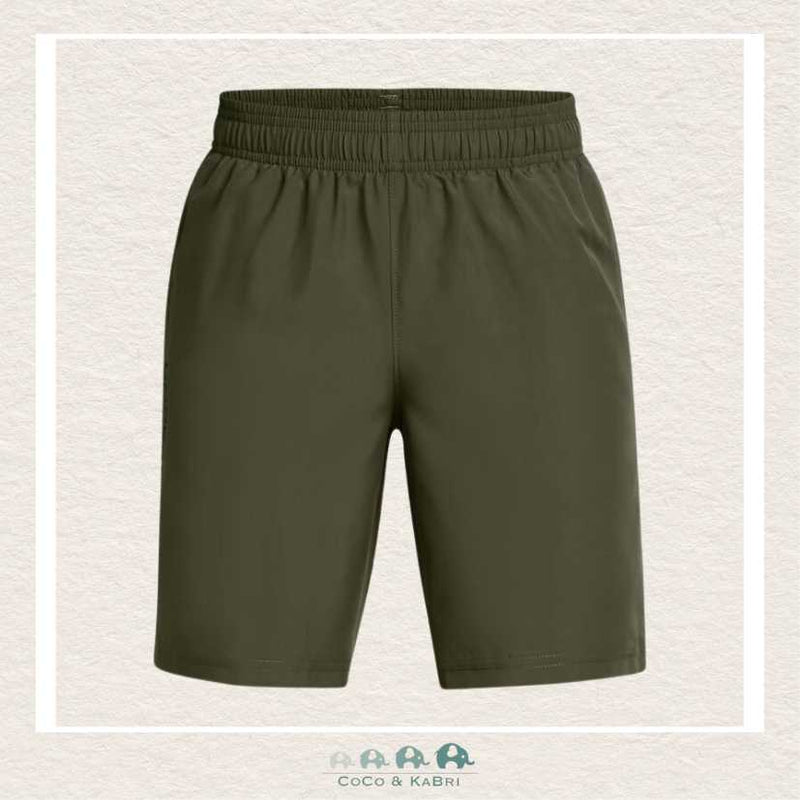 Under Armour: Boy's Tech™ Woven Wordmark Shorts Marine Green, CoCo & KaBri Children's Boutique