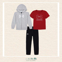 Under Armour: Boys' Three Piece Hoodie Set - Red/Gray, CoCo & KaBri Children's Boutique