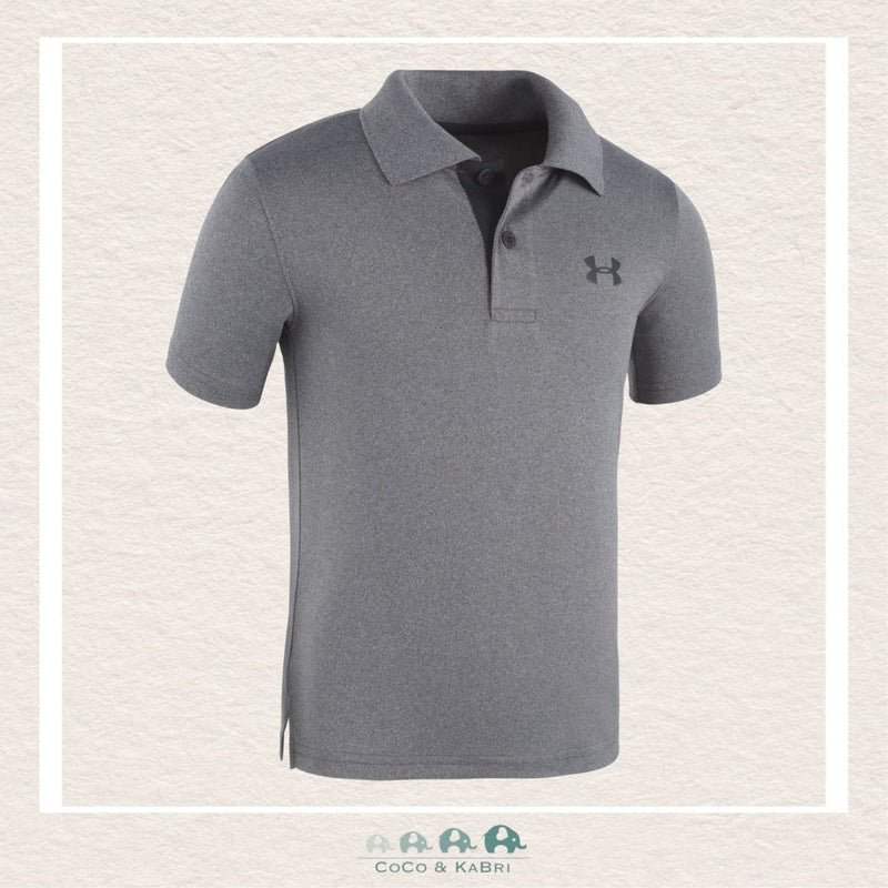 Under Armour: Boys Toddler Gray Polo Shirt, CoCo & KaBri Children's Boutique