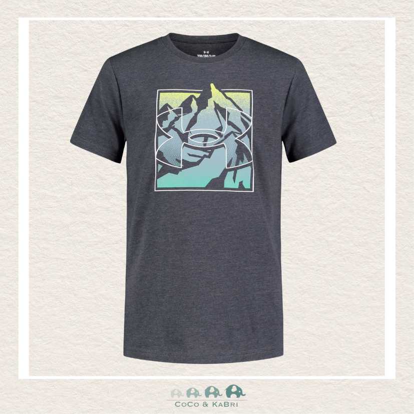 Under Armour: Boys Youth Summit Tee - Downpour Gray, CoCo & KaBri Children's Boutique