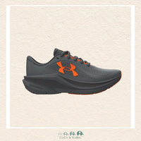 Under Armour Chase AL WIDE Boys' Pre-School Running Shoes - Gray/Orange (Z2), CoCo & KaBri Children's Boutique, Brooks Alberta Canada