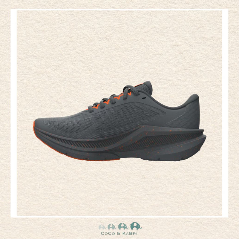 Under Armour Chase AL WIDE Boys' Pre-School Running Shoes - Gray/Orange (Z2), CoCo & KaBri Children's Boutique, Brooks Alberta Canada