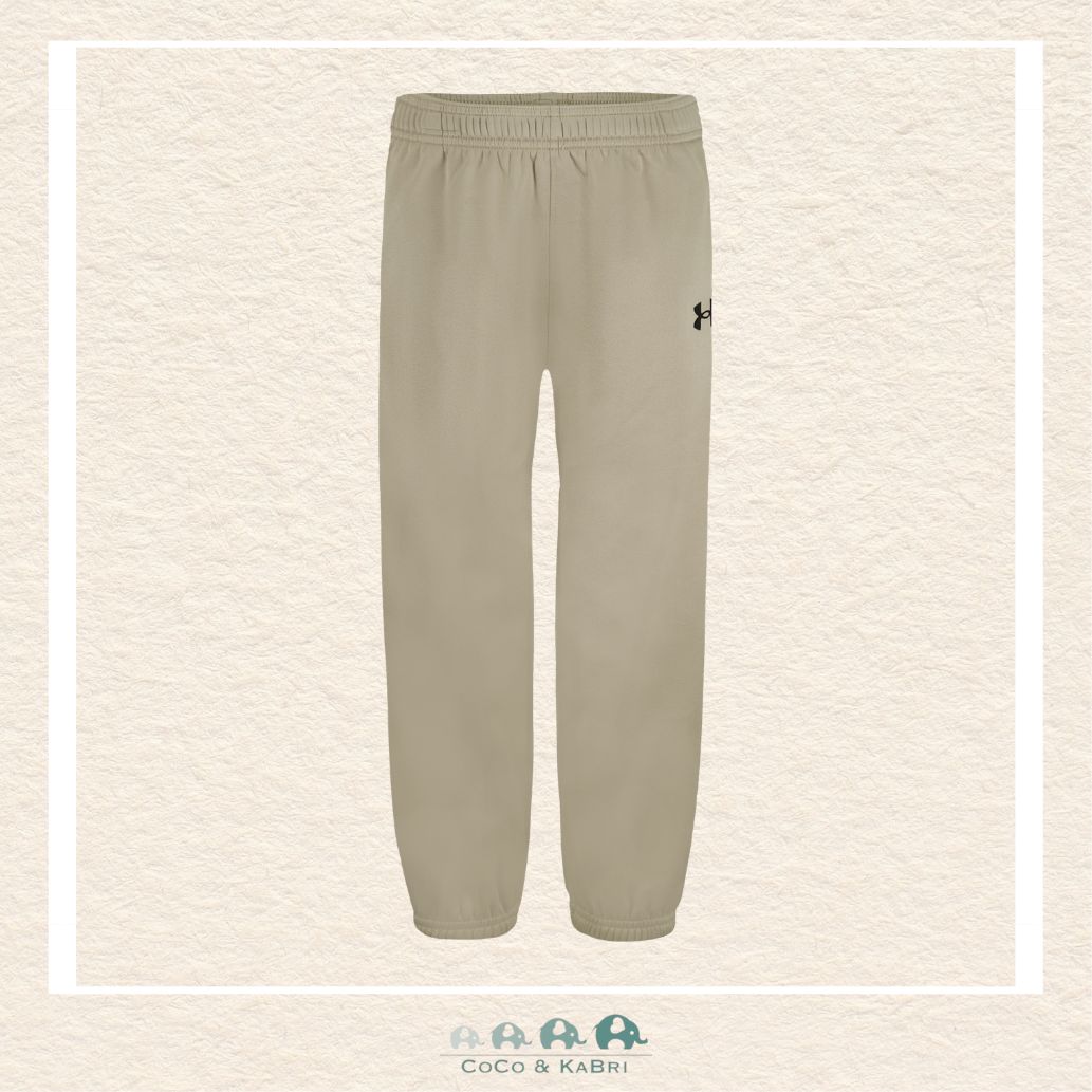 Under Armour Fleece Jogger - Timberwolf Taupe, CoCo & KaBri Children's Boutique, Brooks Alberta Canada