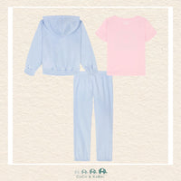 Under Armour: Girls 3 Piece Zip Up Hoodie Set - Blue Calm, CoCo & KaBri Children's Boutique